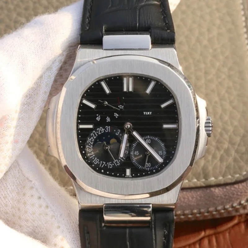 

Luxury Watch Automatic Men's Mechanical Watch TLXT 5712 Brown Strap 40 Mm Diameter Leather Strap 1:1 Replica Watch