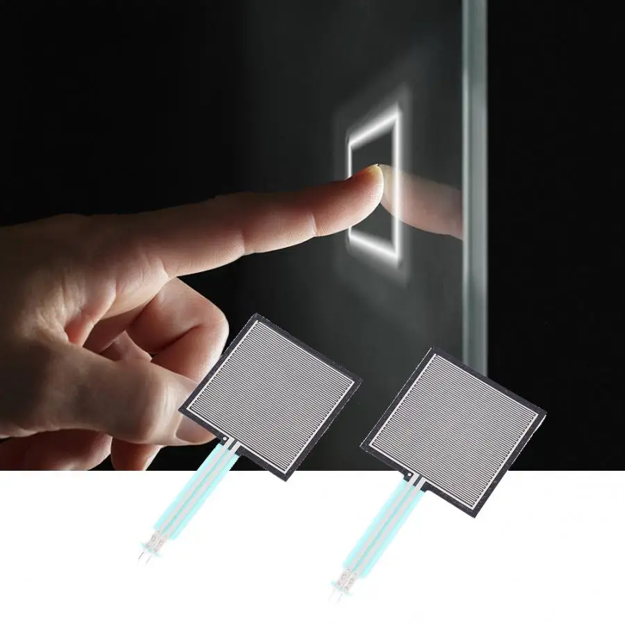 2 шт. гибкий пленочный датчик давления чувствительный к силы резистор 20 г 10 кг RP S40