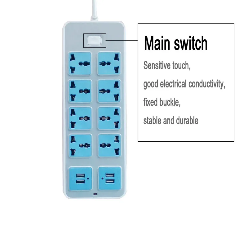 Скользящая настенная вилка стандарта Великобритании ЕС Австралии Многоцелевой