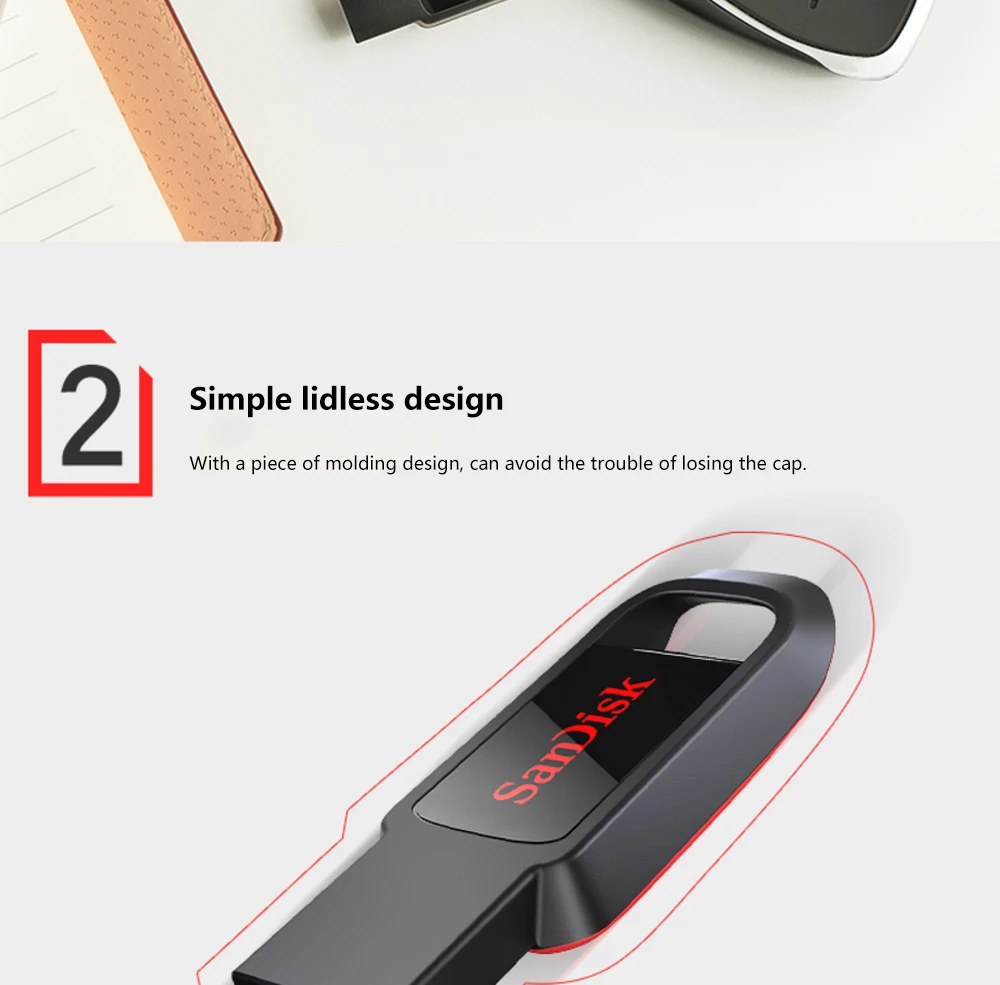 SanDisk CZ61 USB флеш-накопитель 128 ГБ флеш-накопитель 16 ГБ 32 ГБ 64 ГБ флеш-накопитель для ноутбука ПК смартфона