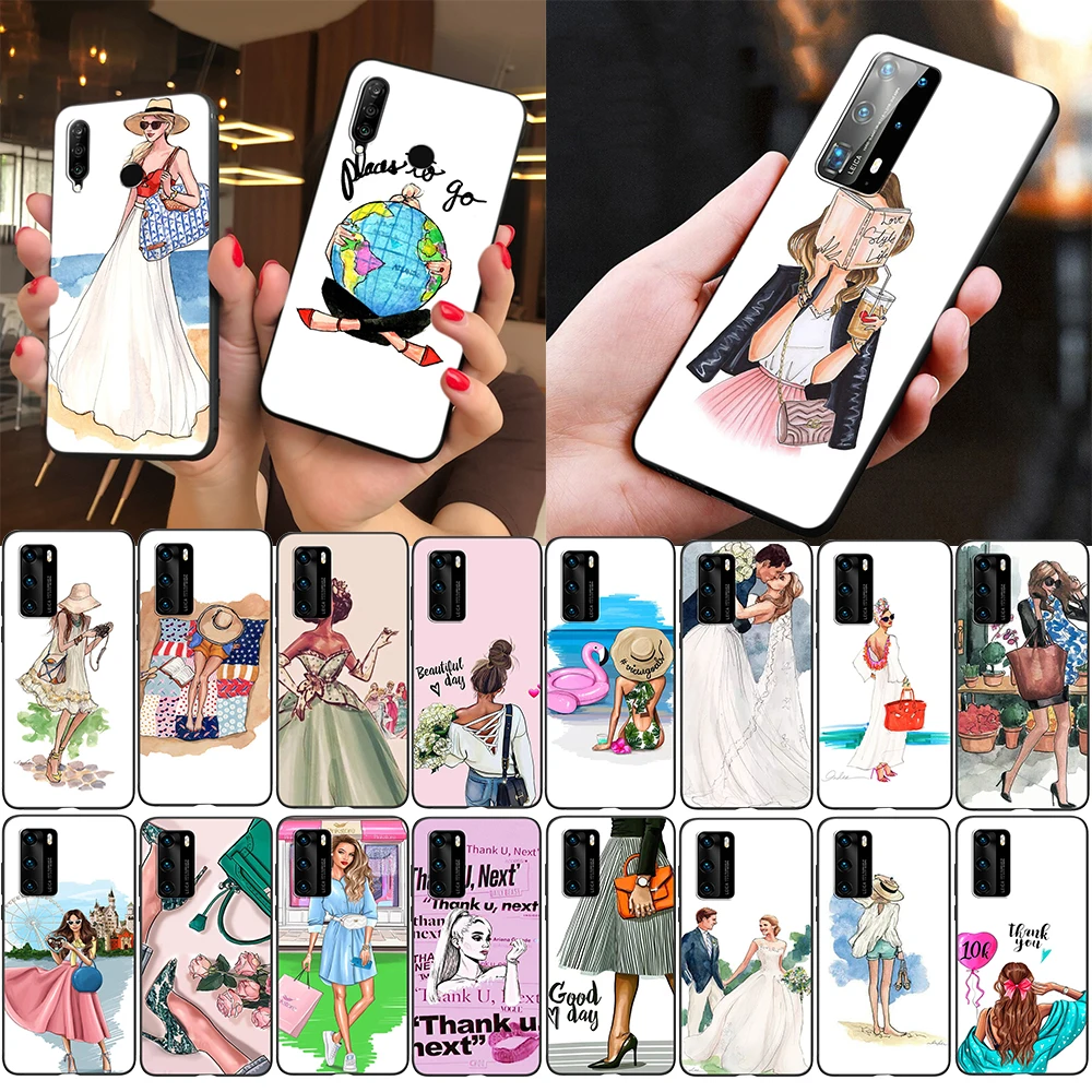 Мягкий силиконовый чехол для Huawei P10 Y5 Y6 Y7 Y9 Prime 2019 2018 2017|Бамперы| |