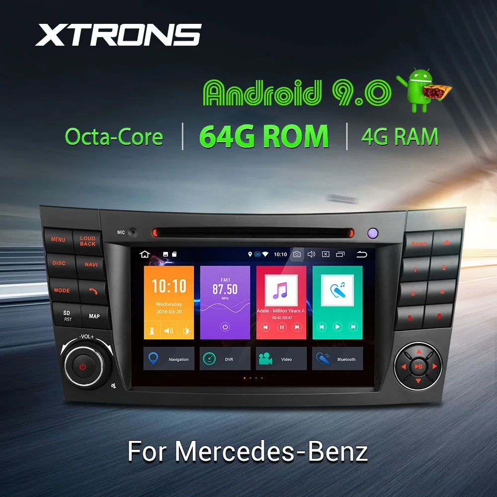 XTRONS PX5 Android 9,0 радио автомобильный dvd-плеер gps OBD для Mercedes Benz E Class W211 E200 E220 E240 E270 E280 2002-2008 CLS W219