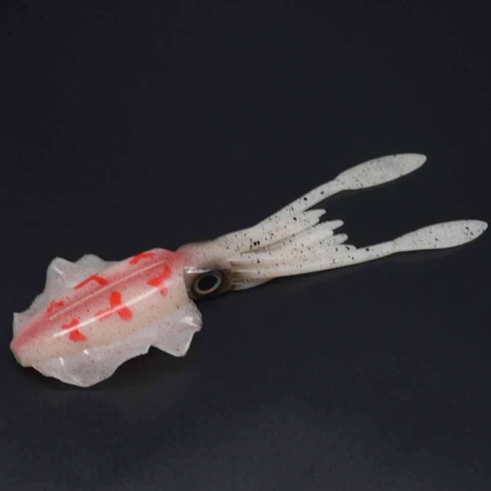 

155mm Fishing Lure Bait Octopus Squid 3D Eyes UV Luminous Bionics Wobbler Soft Baits for Sea Fishing Accessories