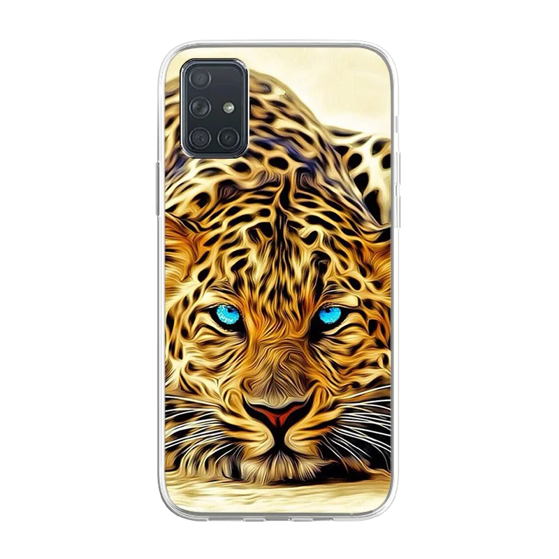 

Gangster lion printing Phone Case for Samsung A21S M51 M01 A02 A12 A32 Note20 Note20 Pro TPU Soft Silicone Phone Covers