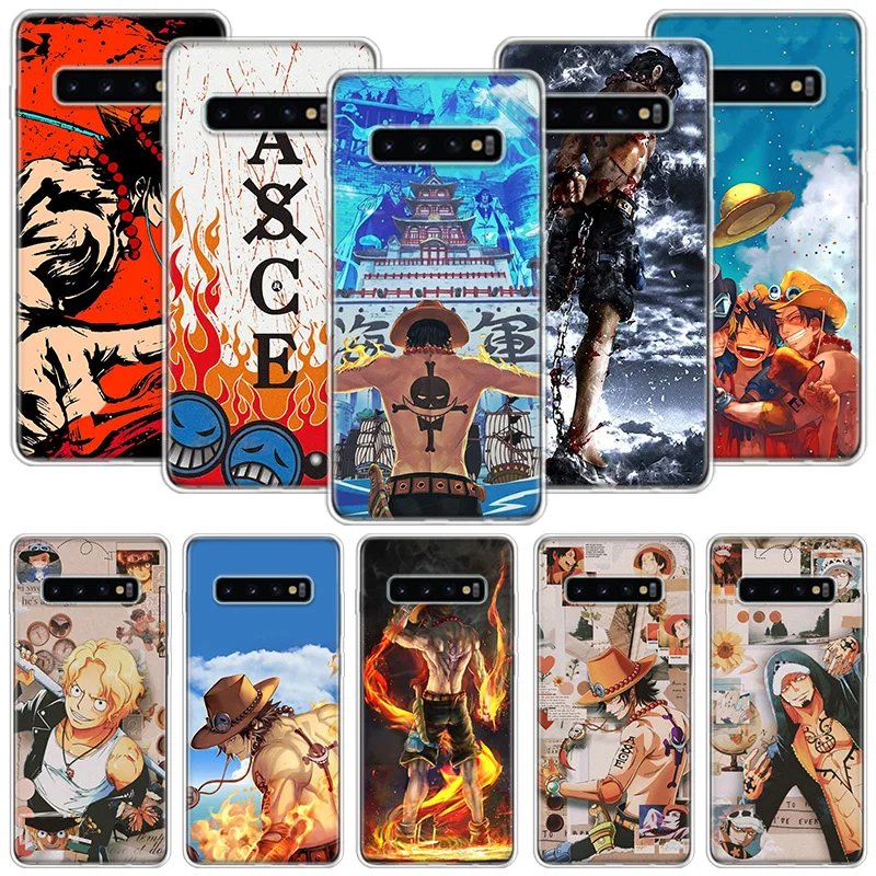 Аниме Ace чехол для телефона Samsung Galaxy A50 A70 A40 A30 A20S A10 Note 20 Ultra 10 Lite 9 8 A6 A8 Plus A7 A9 + чехол
