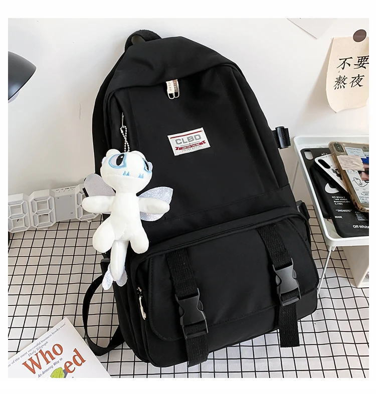 

YJ1529 2021 новая простая школьная сумка для учеников старших классов Мужская Студенческая модная трендовая школьная сумка рюкзак