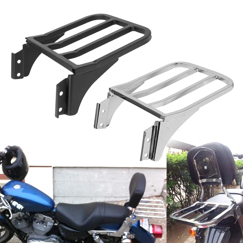 Для Harley Sportster XL 04-17 Dyna 06-17 Softail 84-05 FLST FLSTC LSTSC задний багажник для мотоцикла - купить