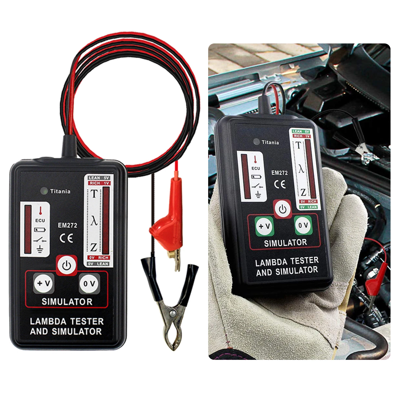 EM272 лямбда тестер и симулятор циркония Титания датчики тест ЭБУ 1 2 3 4 датчика