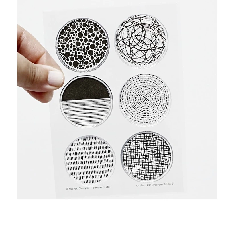 Новинка 2021 прозрачный силиконовый штамп на немецком фоне печать для