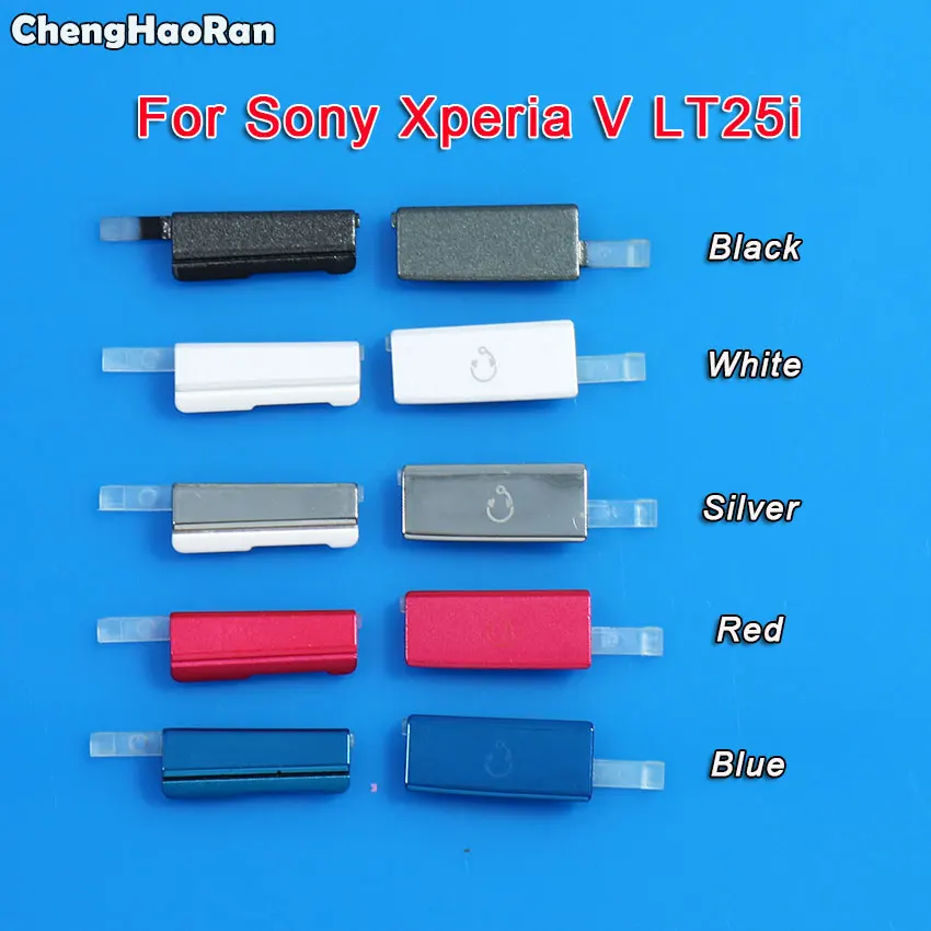 ChengHaoRan usb зарядный порт пылезащитный Разъем+ Micro SD и sim-карты разъем Слот для sony Xperia V S LT25i LT25 LT26 LT26i