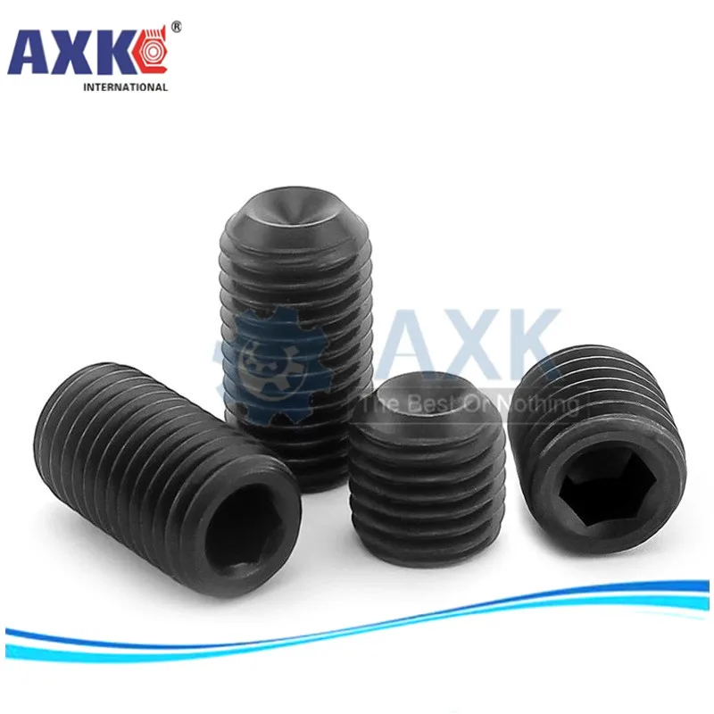 AXK винты из черной углеродистой стали с резьбой набор винтов внутренним