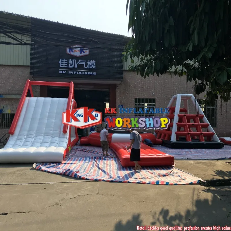 Коммерческий Класс Jeux Gonflables надувные плавающие водные горки Водные Игры парк для