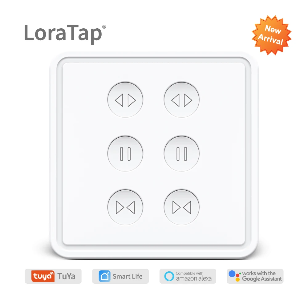 Tuya Smart Life WiFi двойной штора переключатель для рольставни Электрический двигатель
