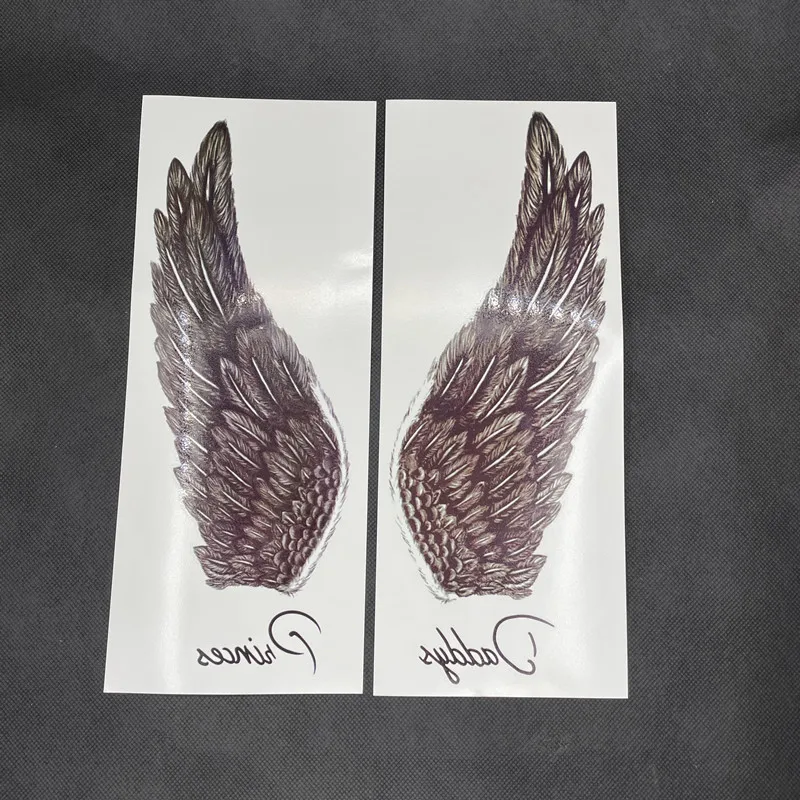 2 шт. временные татуировки-наклейки Крыло ангела | Красота и здоровье