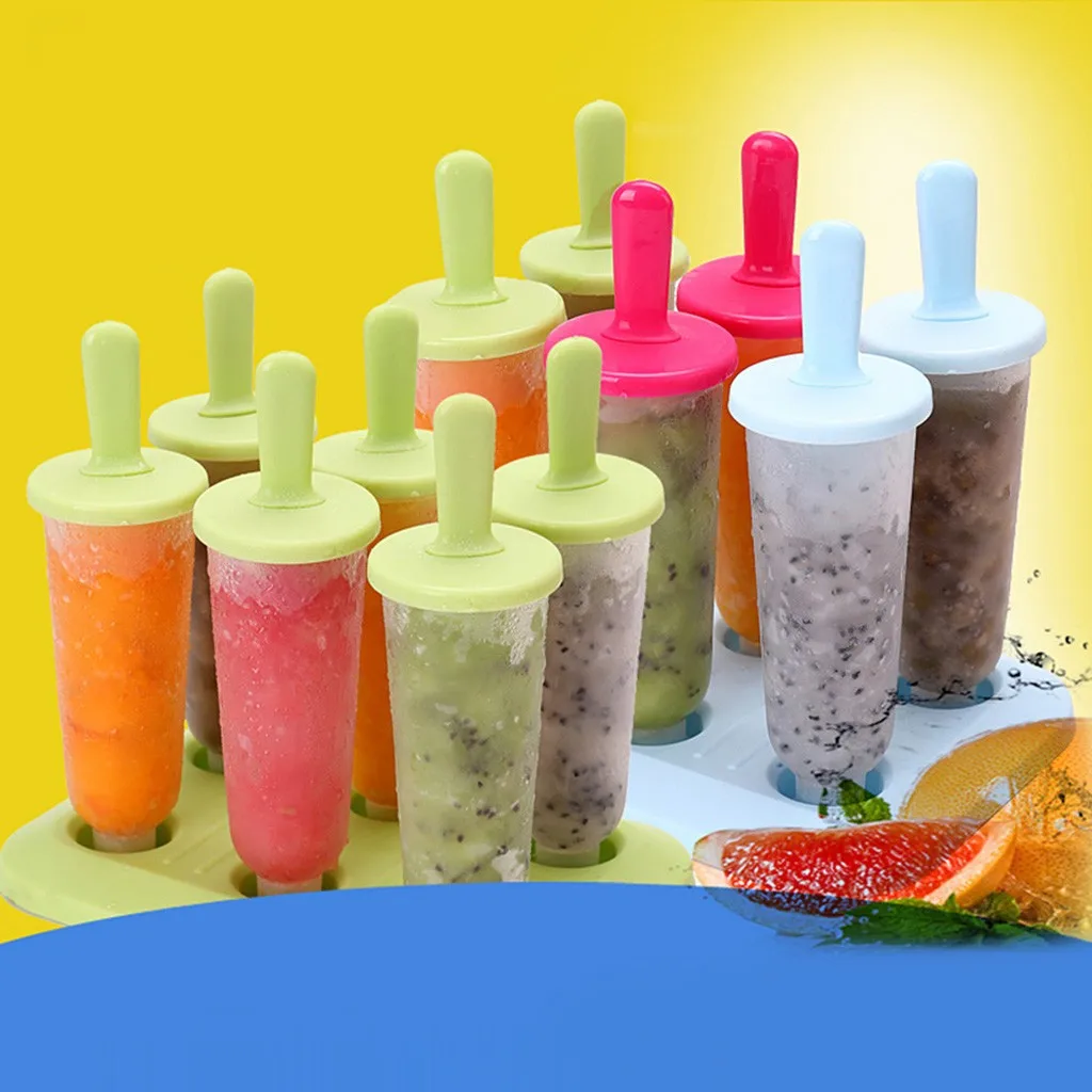 6 шт./компл. Домашние Diy Мороженое Плесень ячеек кубики льда летние попсиклер Platsic