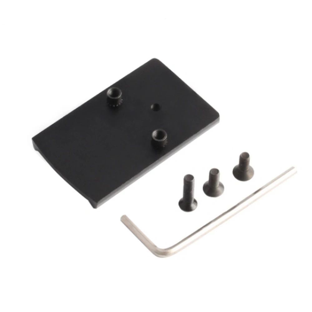 

Glock Plate Base Mount Fits for for Glock 17 19 22 23 Red Dot Sight for Real fire Caliber Rear Sight for RMR VISM sight