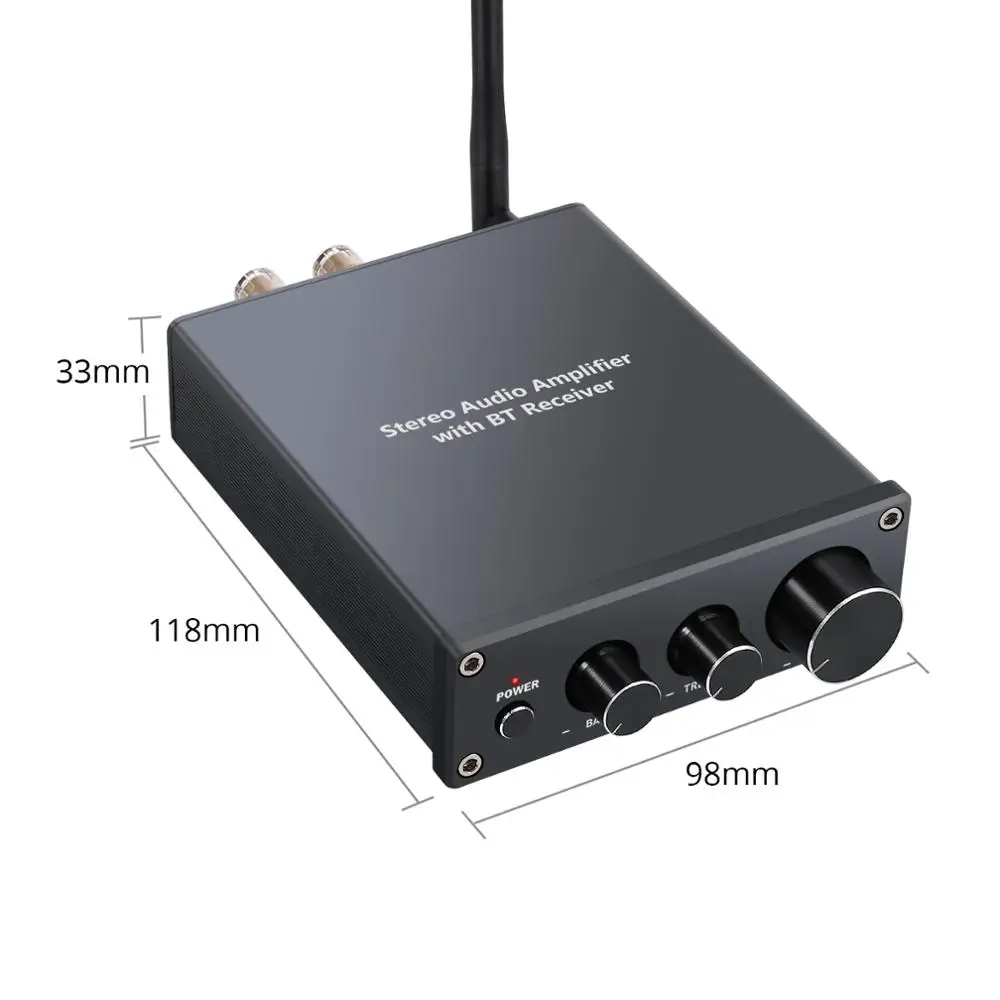 Neoteck Bluetooth-совместимый 4 2 стерео аудио усилитель Сертифицированный AptX низкая