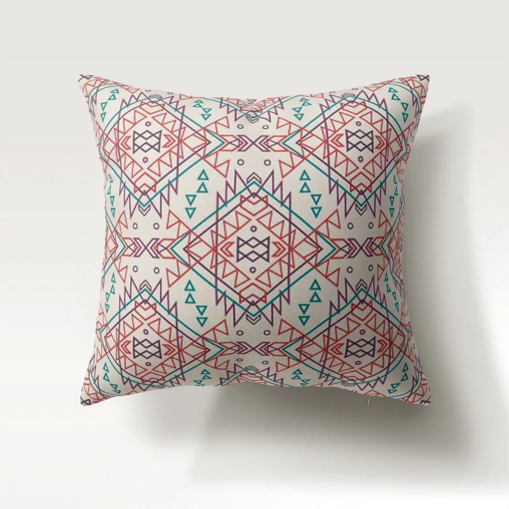

45*45cm Cushion Cover Bohemia Peach Skin Throw Pillow Cases for Sofa Car Coffee Home Decor Pillowcase