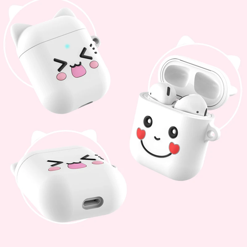Силиконовый чехол для Apple AirPods беспроводные Bluetooth наушники Air Pods наушников 2