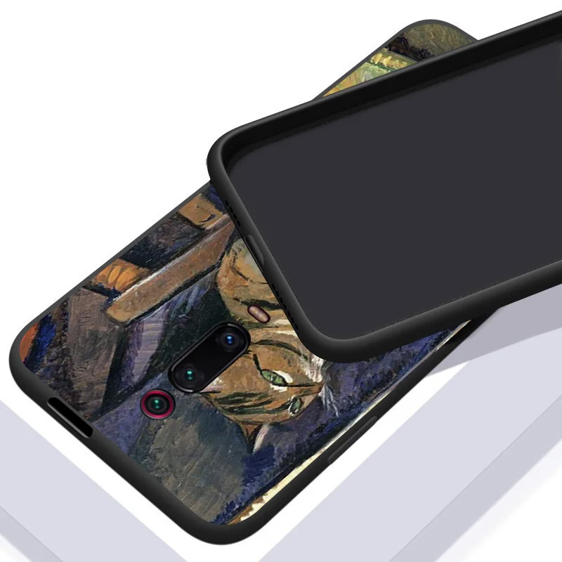 

Cat Painting Art For Xiaomi Redmi K30 Ultra 10X 9I 9C 9A 9 GO K20 8A 8 S2 Poco X2 M2 F2 Pro 5G Phone Case