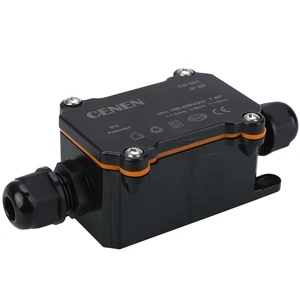 Electrical Junction Box 2 Way Outdoor IP68 Cable Wire Connector Junction Box For Low/High Voltage Garden Light Accessories
