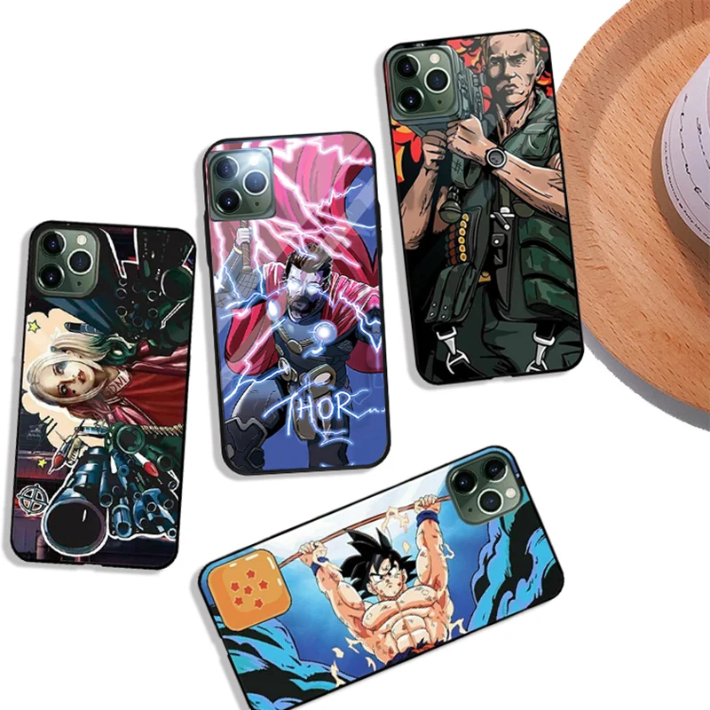 Чехол с рисунком Арнольда Шварценеггера для iphone 11 Pro max Promax спецназа