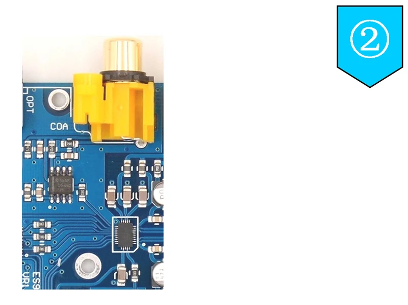 ES9038Q2M ES9038 Q2M ies DSD оптический коаксиальный IIS/DSD DOP 384 кГц входной декодер DAC выход для наушников аудио Плата усилителя