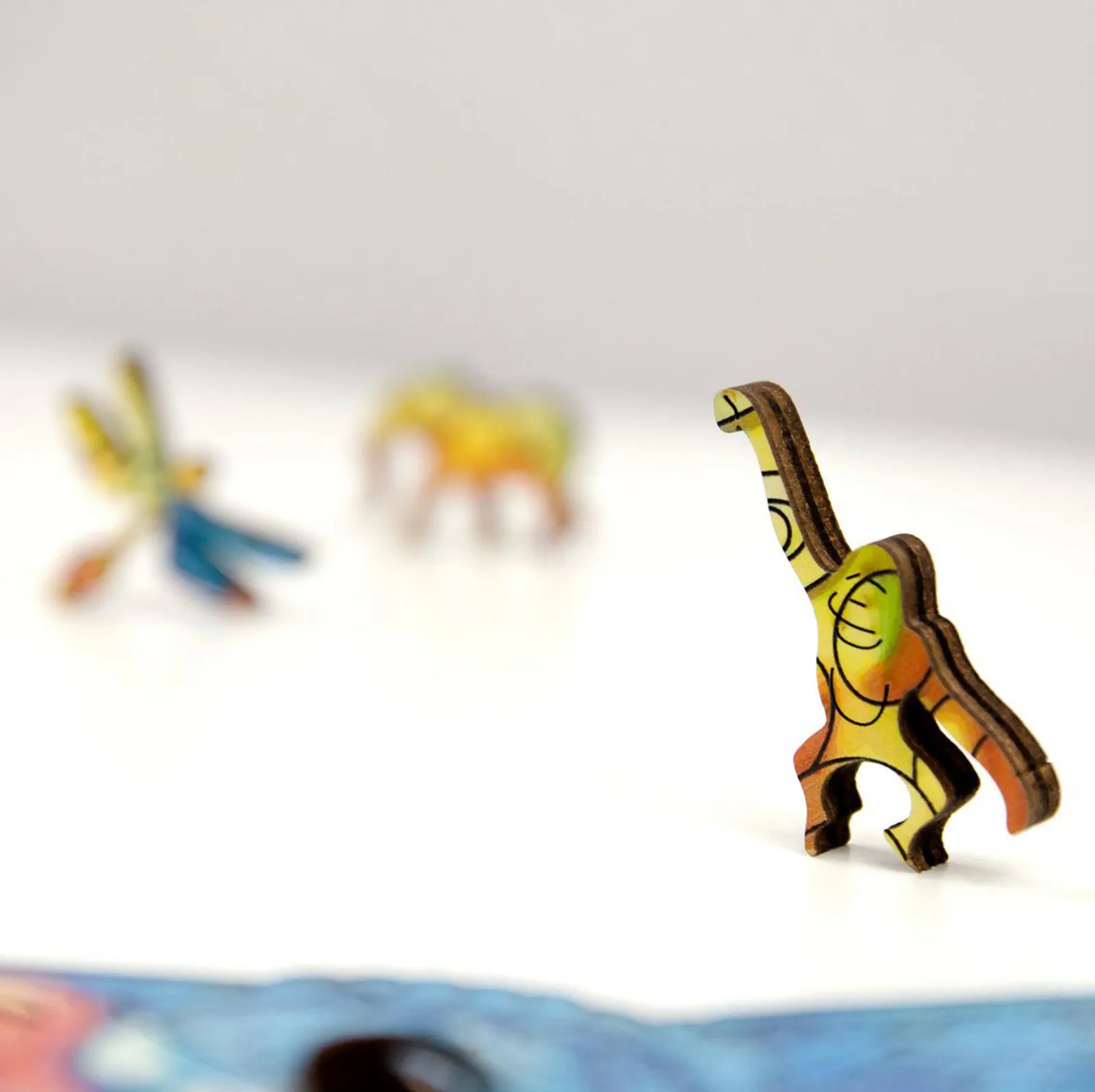 Подарок для взрослых и детей образовательный праздничный пазл с динозавром