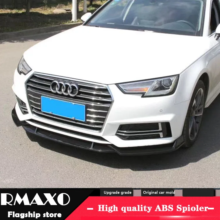 Защитный диффузор для заднего бампера Audi A4 ABS 2017-2018 комплект корпуса бампер