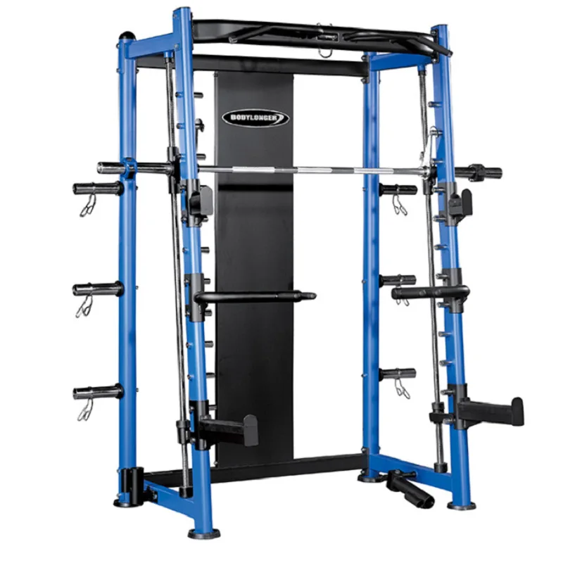

Многофункциональный сбалансированный тренажер Smith Power Rack Dip Stand Home Gym Family Fitness