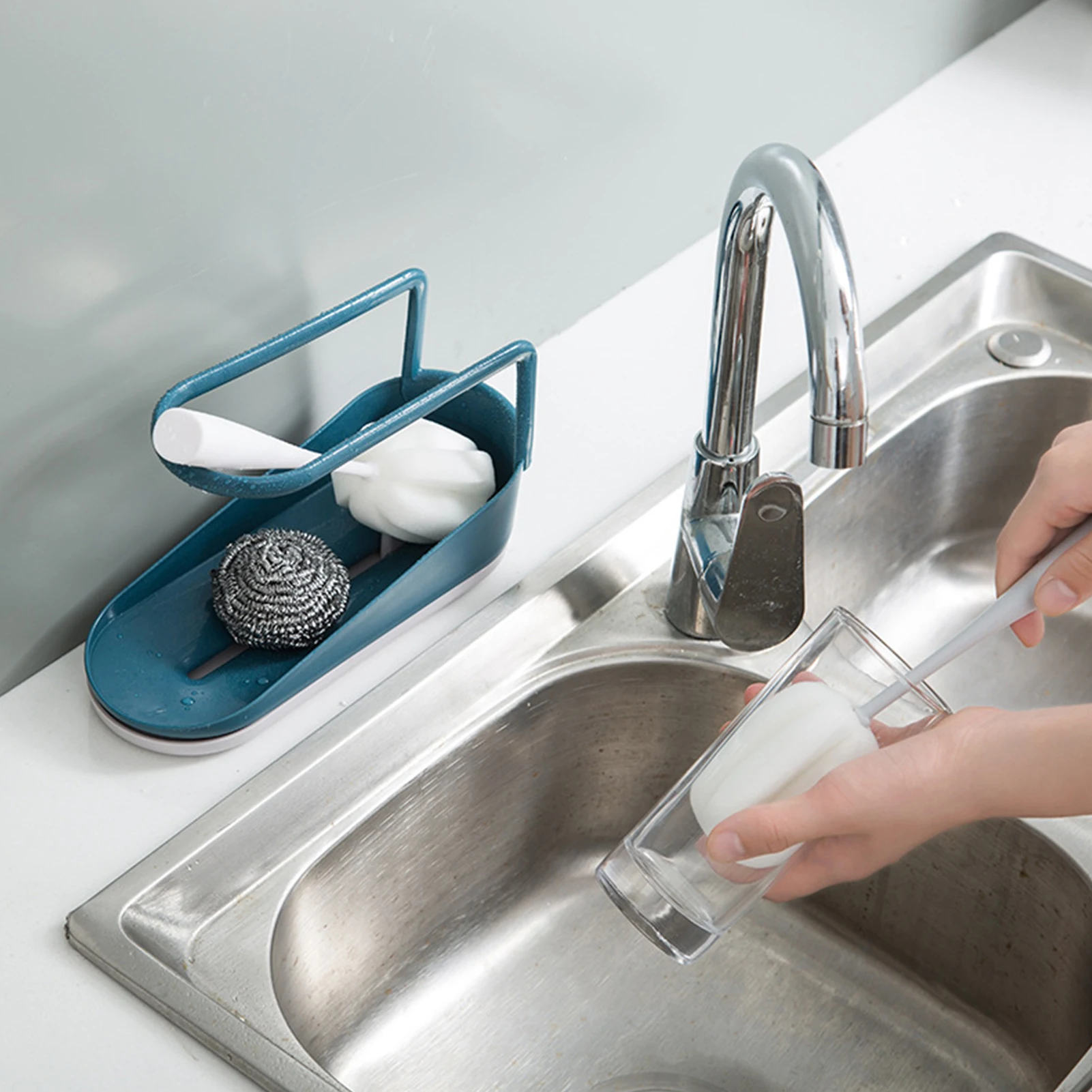 Держатель для раковины полка хранения кухонной держатель губки мыла мочалки