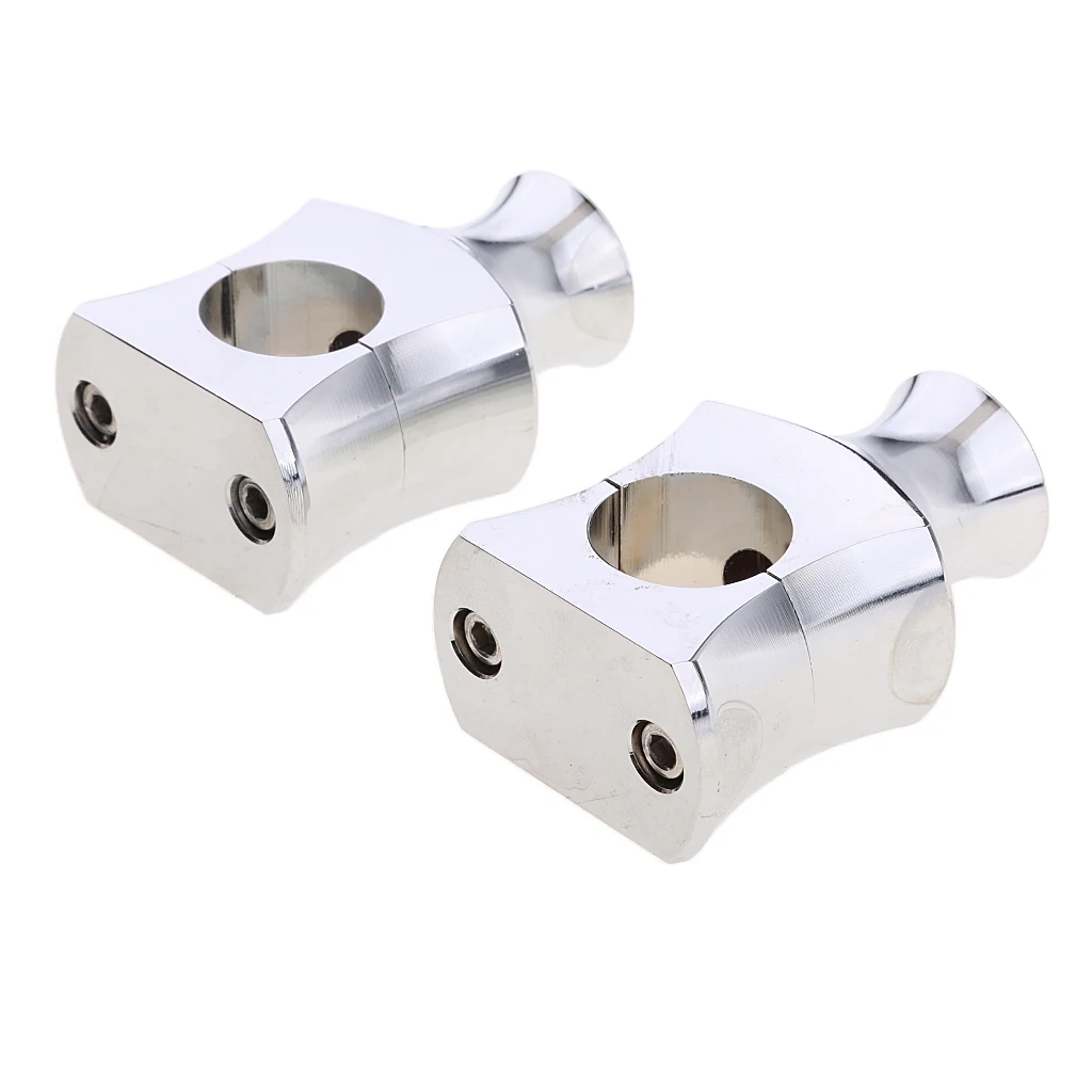 

Chrome ROUND 7/8'' 22mm Motorcycle Handlebar Riser Clamp for Motorcycle