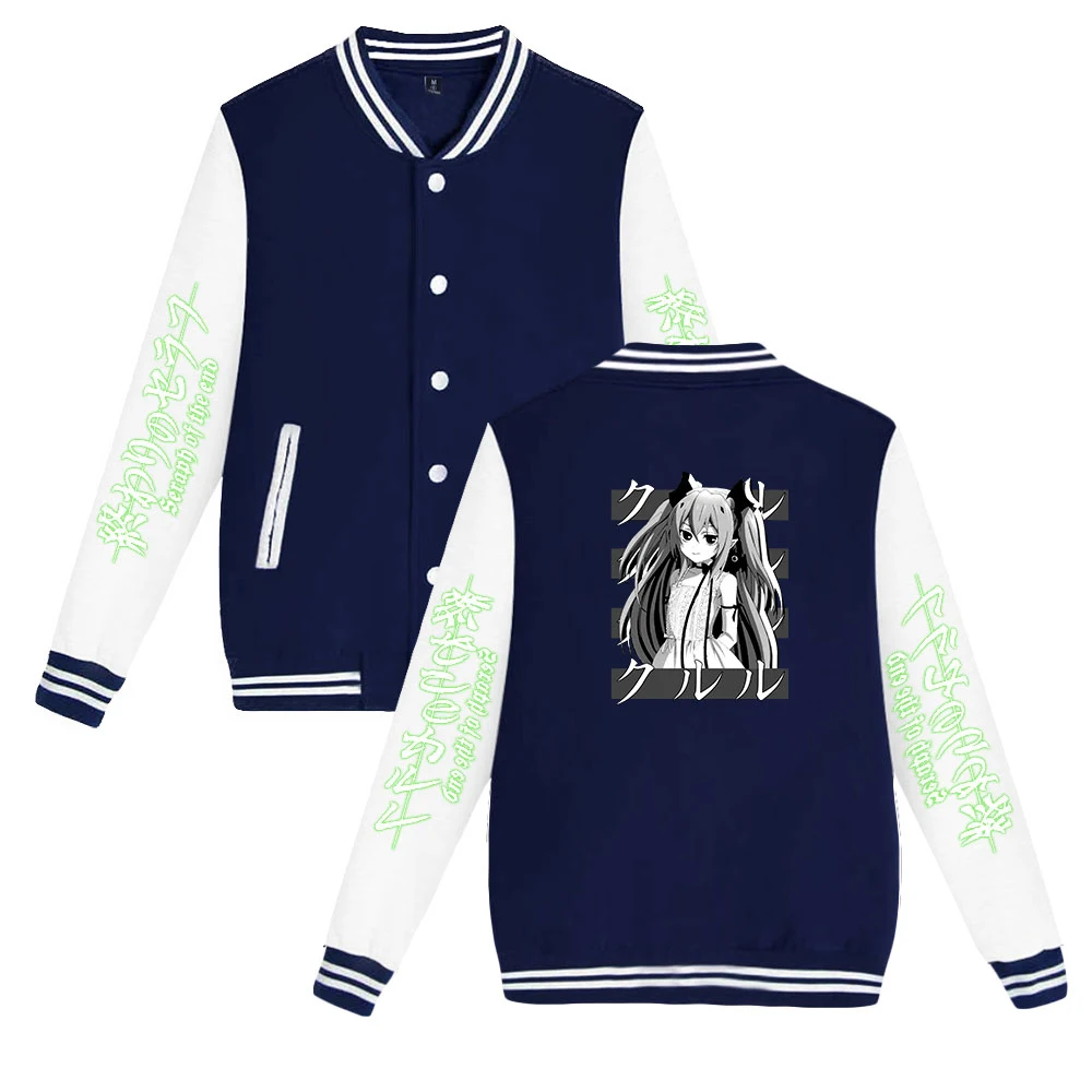 

Seraph of the End Manga Tracksuit Baseball Jacket Sweatshirt Women Men's Jacket Harajuku Streetwear Fashion Clothes Plus Size