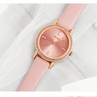 fashion colors womens watches luxury crystal watches for women female leather strap lady watch rose gold reloj mujer elegante