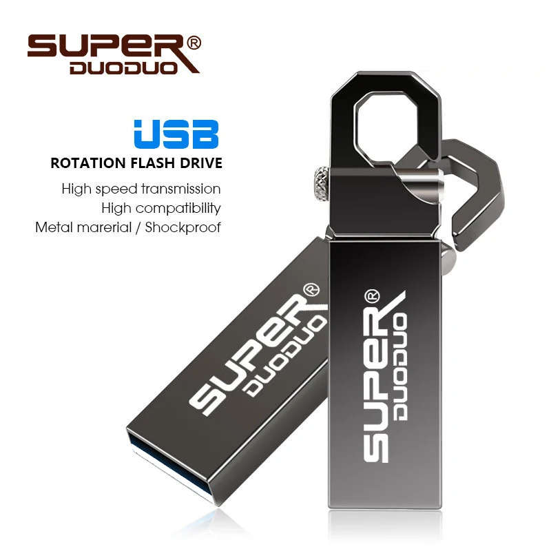 USB 2 0 Версия 32G высокоскоростной флеш накопитель водонепроницаемый металлический