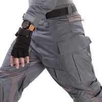 mens tactical cargo pant elastic multi pocket outdoor casual pants military army combat sweatpants pads hiking mens clothing