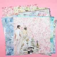 pink couple photo frame like single sided pattern flower series kraft paper background diy scrapbook flower paper crafts