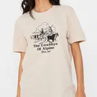 Женская футболка с коротким рукавом, в западном стиле, с изображением ковбойских Родео