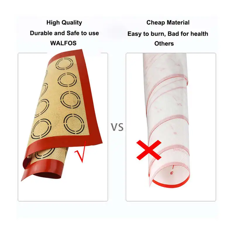 Лидер продаж антипригарный силиконовый коврик для выпечки Кондитерские