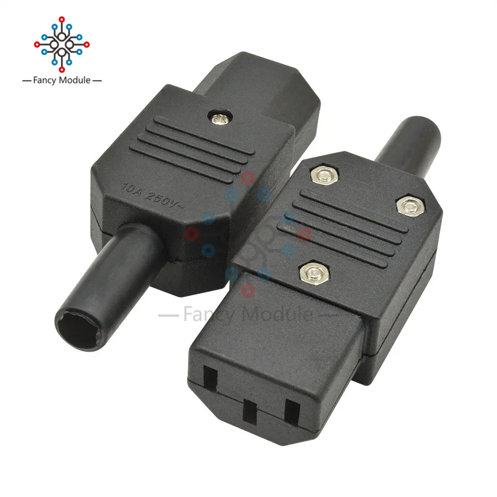 1 шт. адаптер питания переменного тока 250 В 10 А 3 клеммы разъем IEC320 C13 | Обустройство