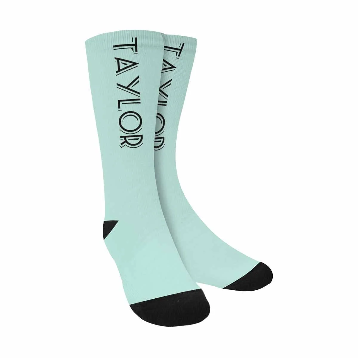 

Custom Name Mint Green Sublimated Crew Socks