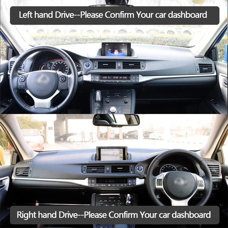 Для Lexus CT200h 2011 ~ 2019 CT 200 200h F спортивный Противоскользящий коврик для приборной