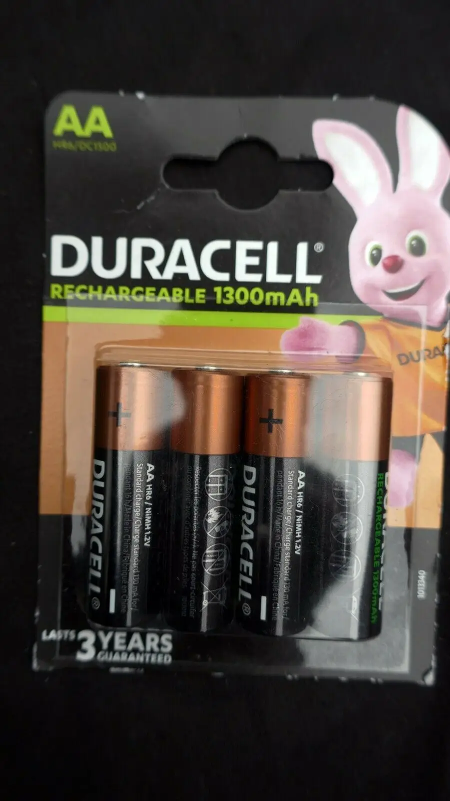 

Duracell AA 1300 mAh Rechargeable Batteries - Pack of 4