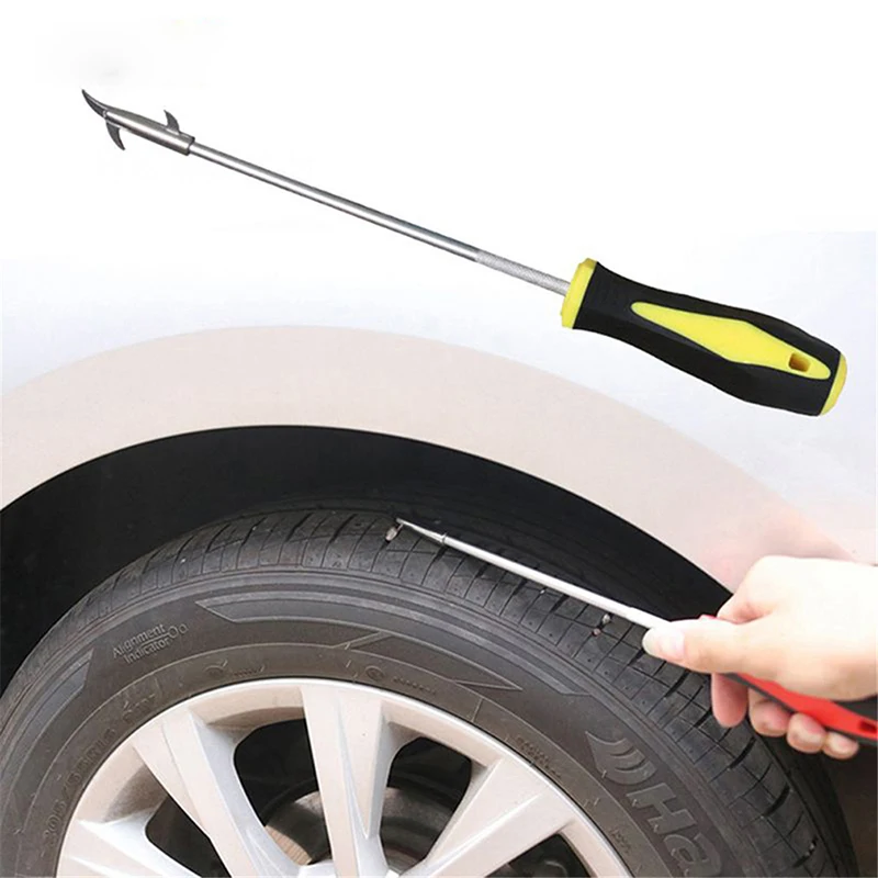 

Car Tire Gap Thread Stones Cleaning Hooks Repair Tool Dig Pick Thread Screwdriver Cleaner For Auto Trunk Motorcycle