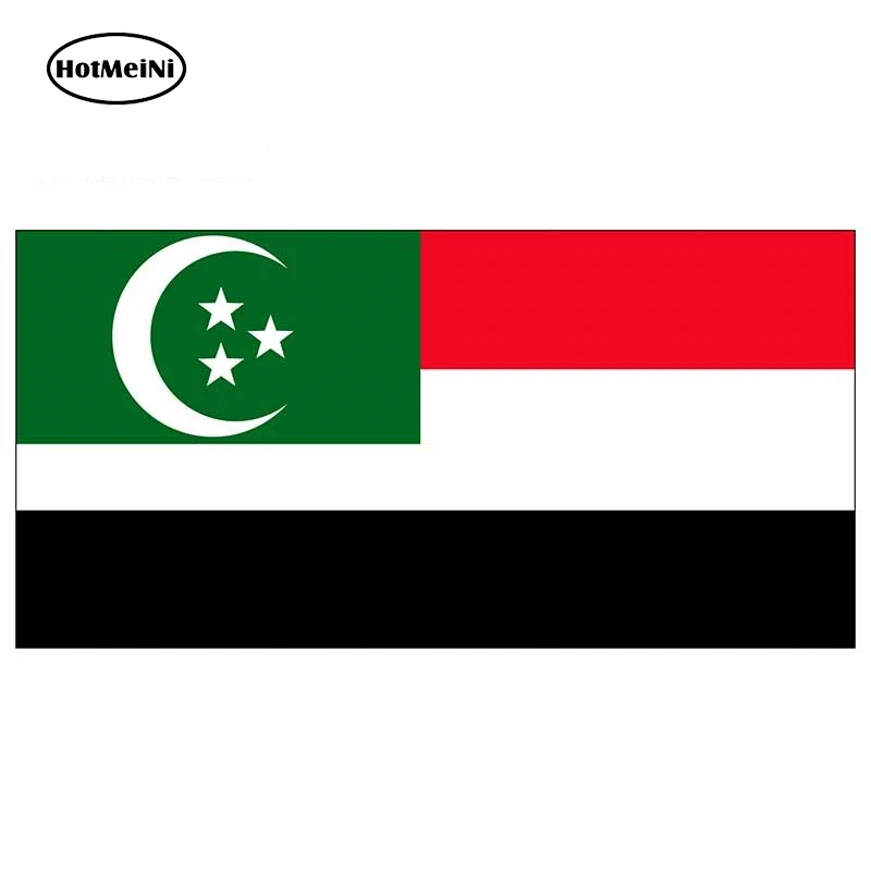 

Автомобильные наклейки HotMeiNi 13 см с флагом, модные наклейки, виниловый материал Campervan, устойчивые к царапинам, водонепроницаемые украшения