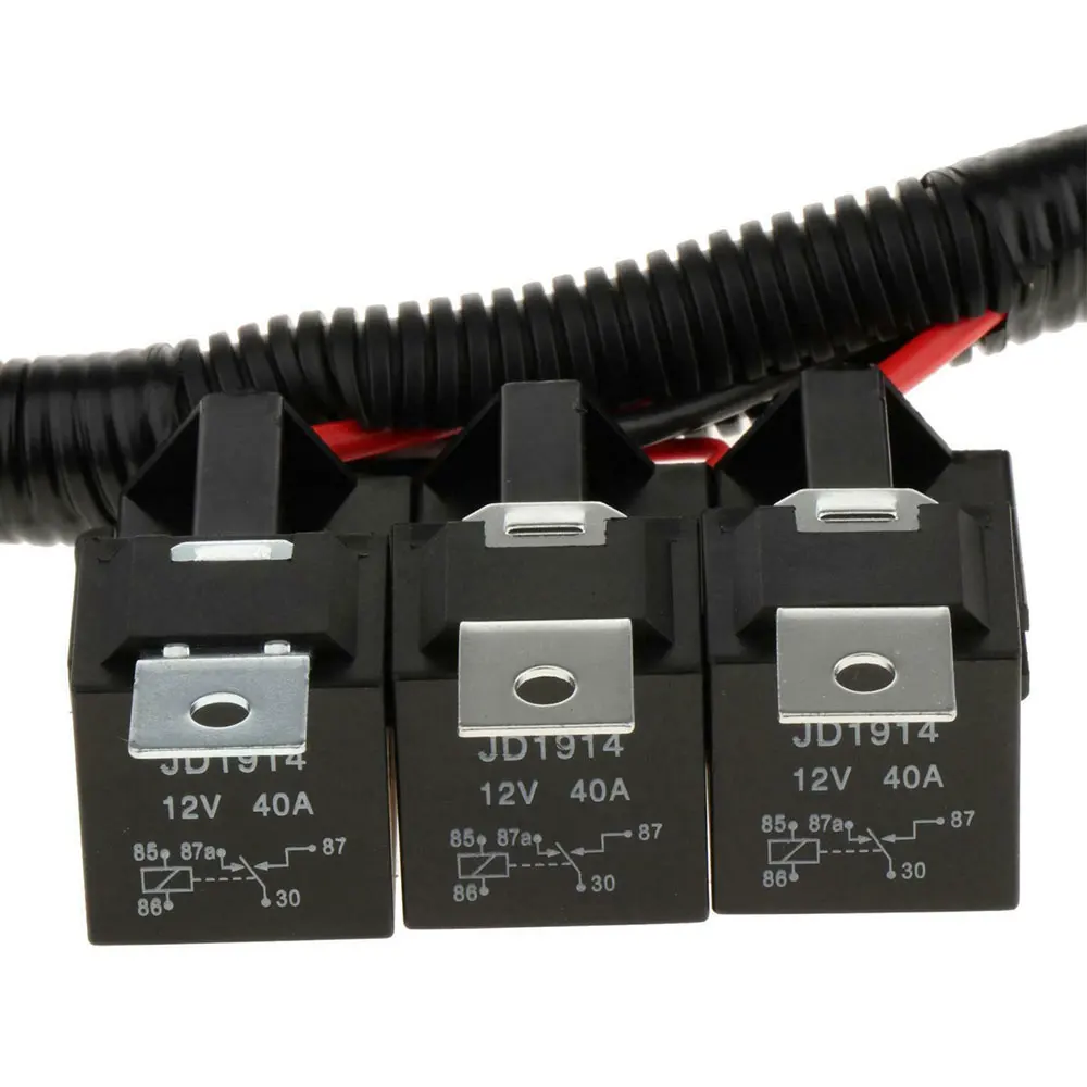 Электрический охлаждающий вентилятор набор проводов 200 мм двойной электрический