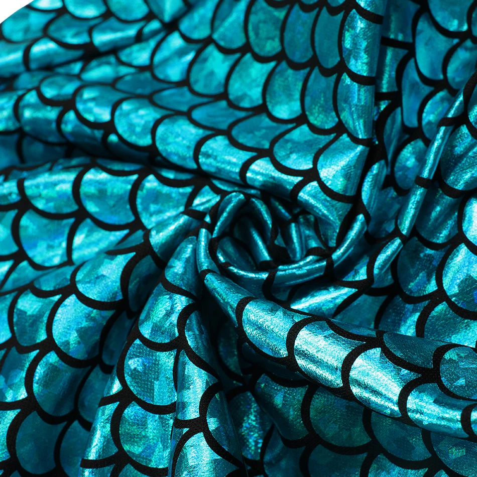 Платье принцессы для девочек костюм с блестками и маленькой русалочкой модная