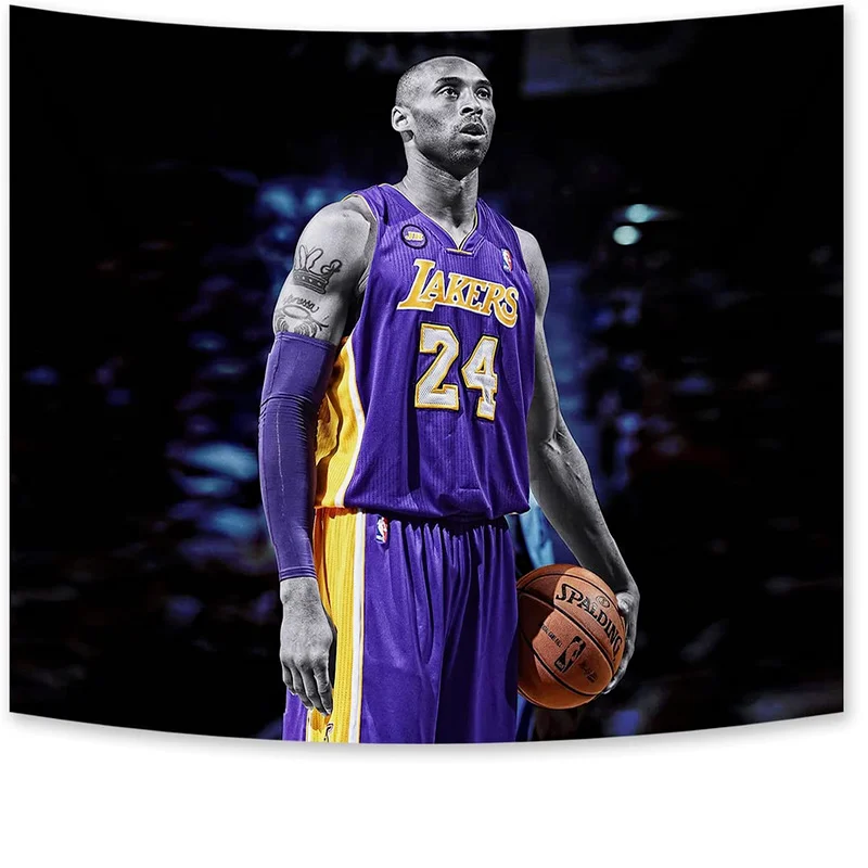 

Sports Basketball Tapestry Slam Dunk Tapestry Boys Bedroom Party Decoration Aesthetic Room Decor Mural Pared Grande Tapiz Pared