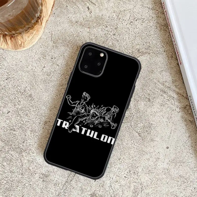 

Swimming Bike, Marathon Soft Phone Case For Iphone 6 6s 7 8 Plus XR X XS XSmax 11 12 Pro Mini Max