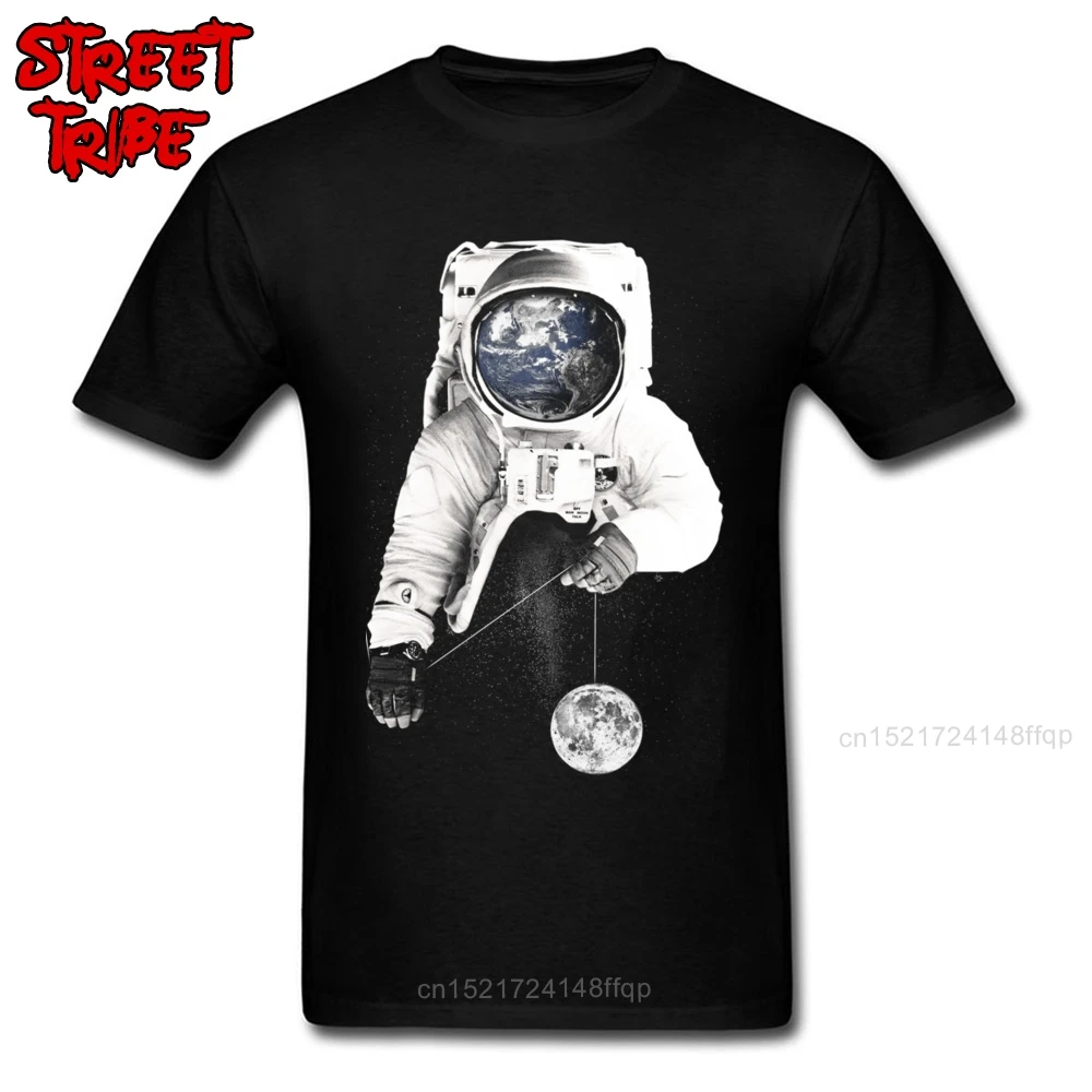 

Awesome Men Tshirt Astronaut Earth Mens T-Shirt Wholesale Tops 3D T Shirt Short Sleeve Round Collar Pure Cotton Summer Tees